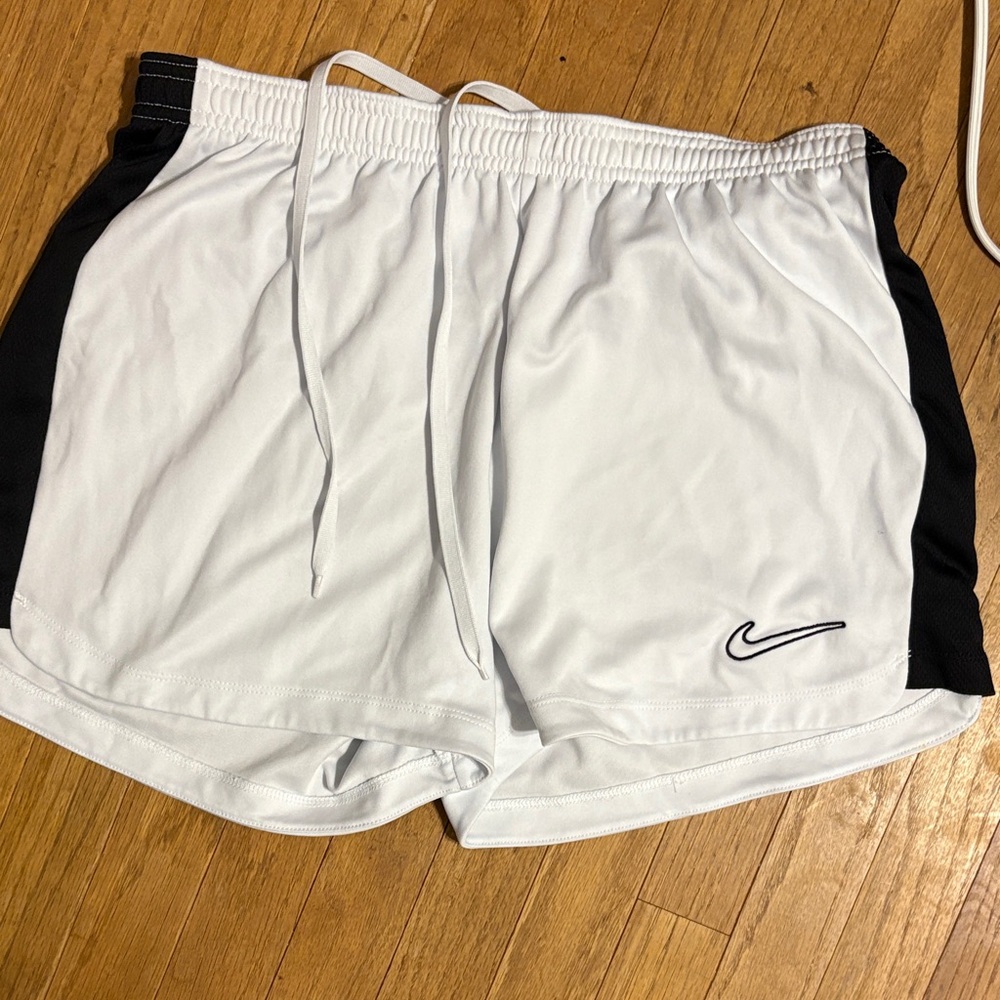 Nike Men's Athletic Shorts in White and Black